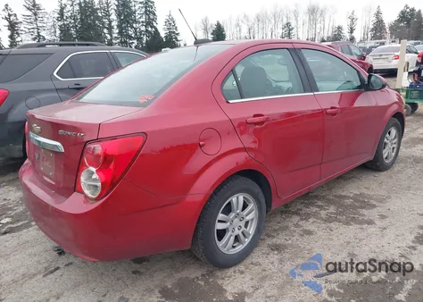 2015 Chevrolet Sonic Lt Auto from USA, damaged, VIN 1G1JC5SH8F4170564